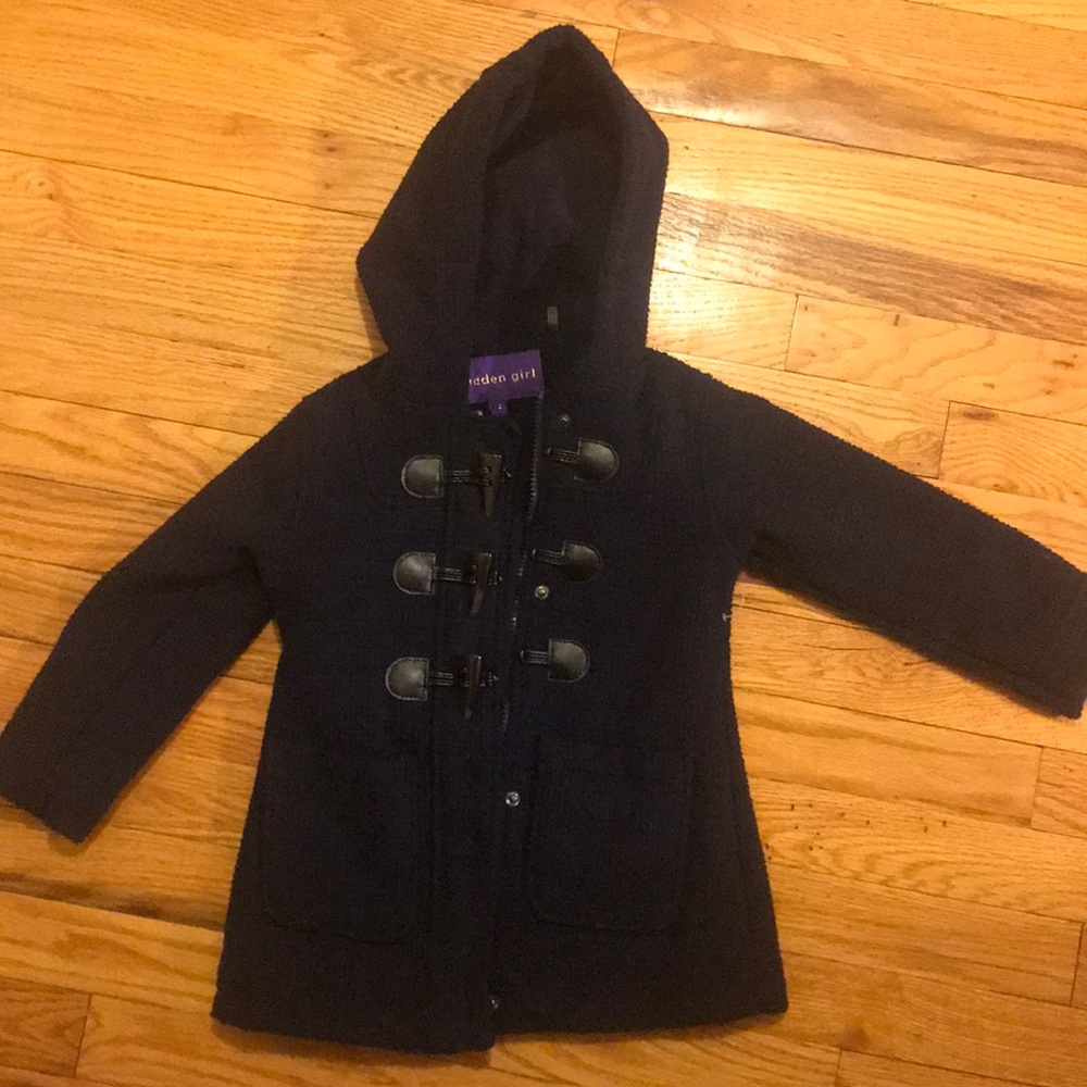 Madden girl little girls size 4 navy coat